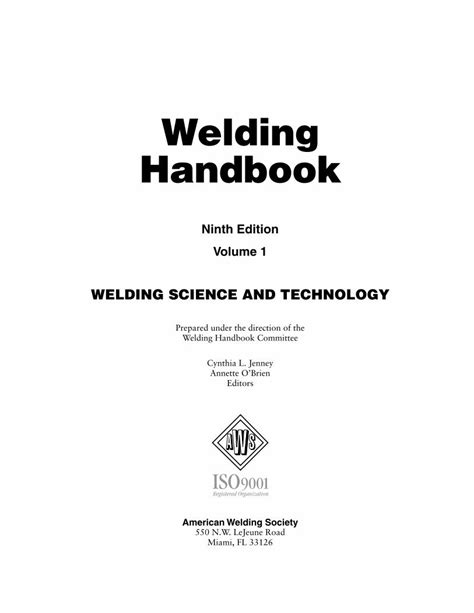 introduction to welding and metal fabrication pdf|welding handbook aws pdf.